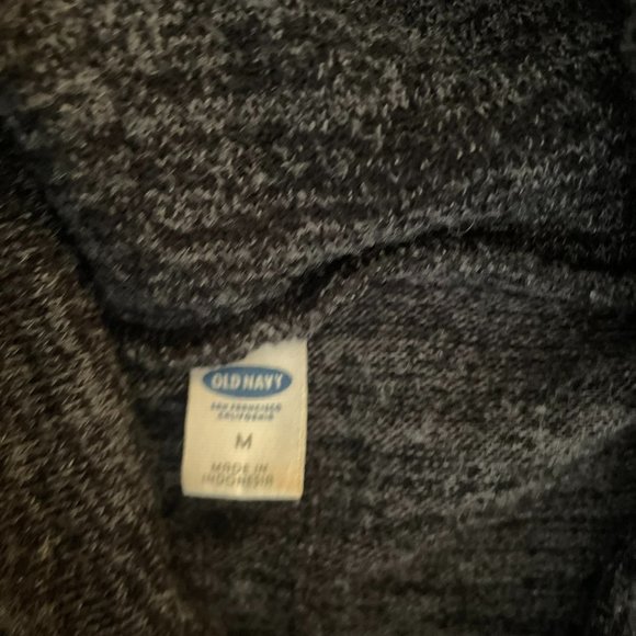 Old Navy Cowl Neck Sweater Dress, Size Medium, Dark Gray - Picture 4 of 4